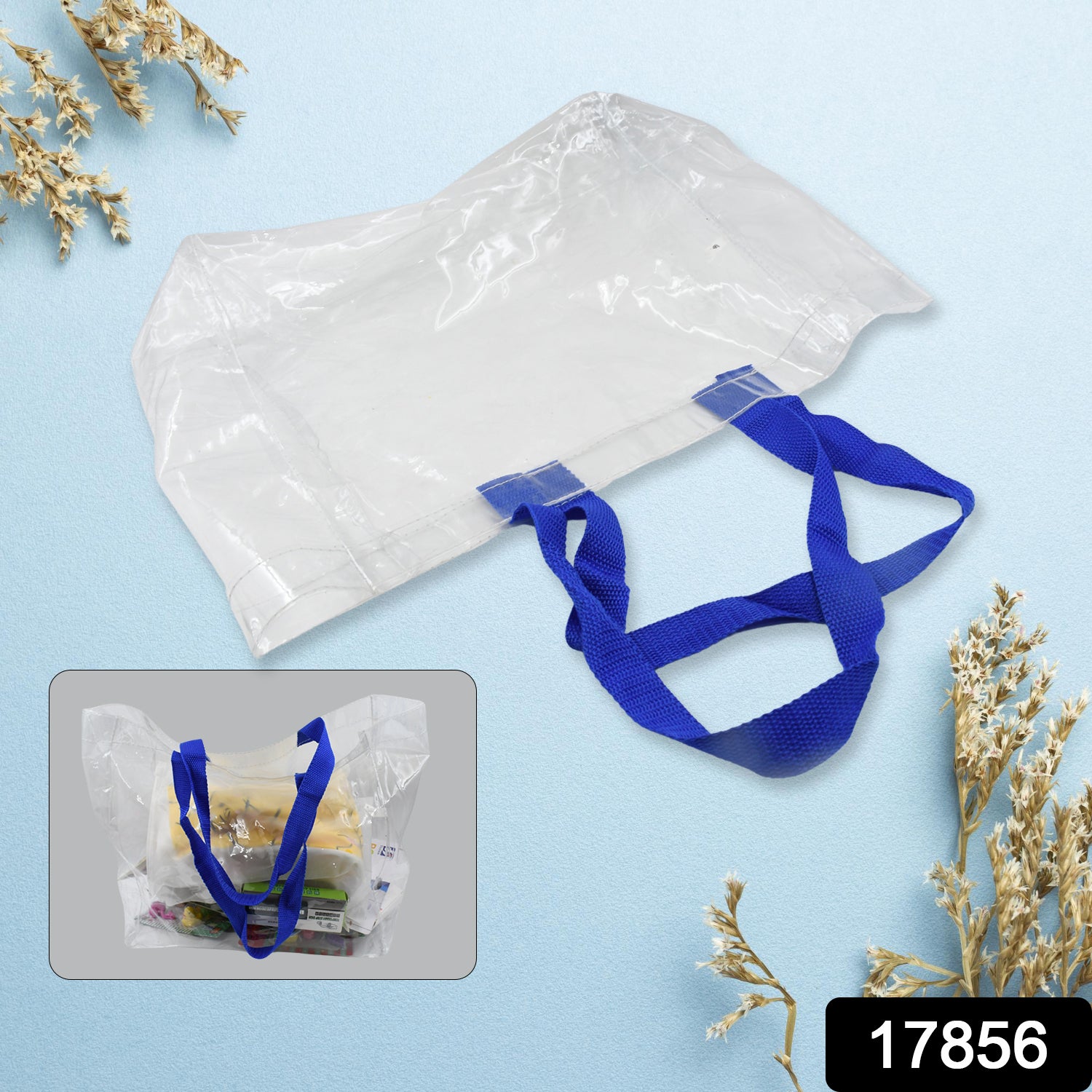 Multifunction Transparent Bag With Handle Bag (453014 Cm  1 Pc) Multifunction Transparent Bag With Handle Bag (453014 Cm  1 Pc)